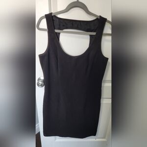 Michael Kors Classic Black Scoop Neck Tank Style Dress for Women